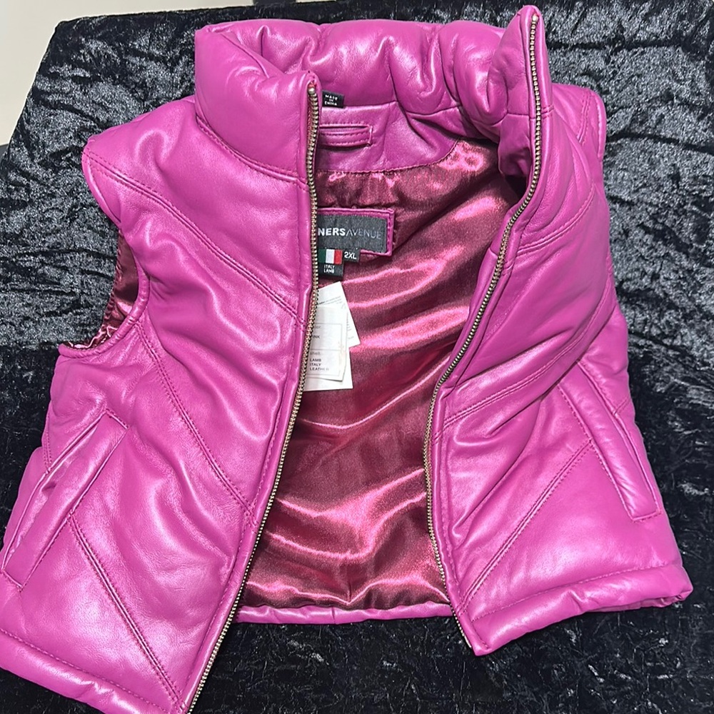 Vibrant Pink Puffer Vest